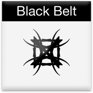 Nia Black Belt Abzeichen